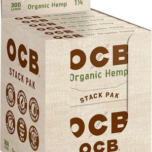 OCB STACK PAK ORGANIC HEMP 1 1/4 12X