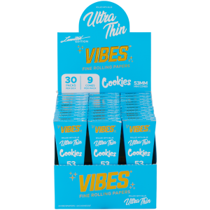 VIBES COOKIES CONES ULTRA THIN 53MM 9/30PK