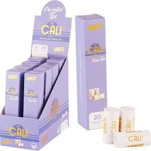 VIBES THE CALI PRE-ROOLES TIPS 20/8PK