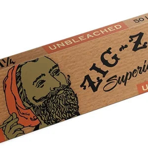 ZIG-ZAG UNBLEACHED NATURAL GUM ARABIC 1 1/4