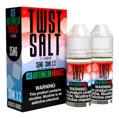 Twist Salts Series E-Liquid x2-30mL | Iced Watermelon Madness with Packaging