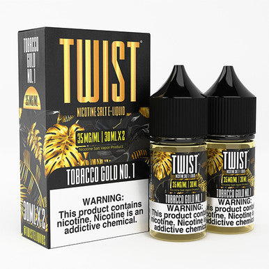 Twist Salts Series E-Liquid x2-30mL | Tobacco Gold no.1 with Packaging