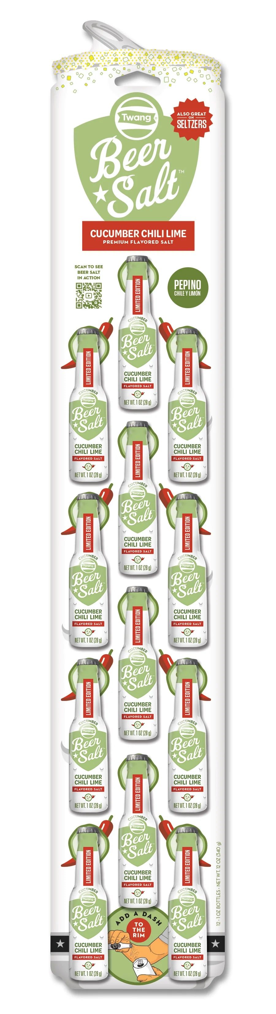 Twang Beer Salt 12Ct Cucumber Chile Lime