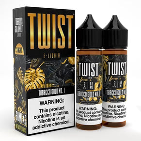 Twist 2 X 60ML Tobacco Gold No.1 with packaging