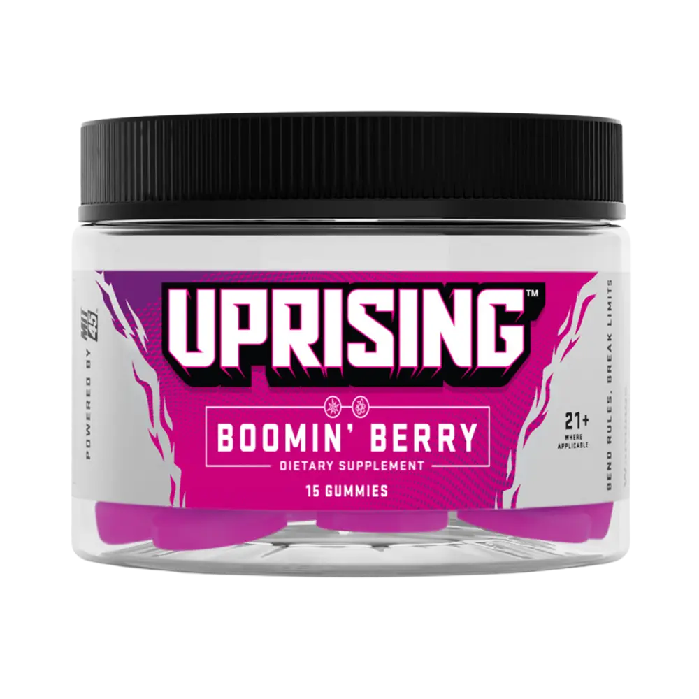 Uprising Gummies 15Ct Boomin' Berry Container