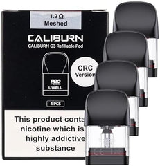 Uwell Caliburn G3 Refillable Pod with packaging