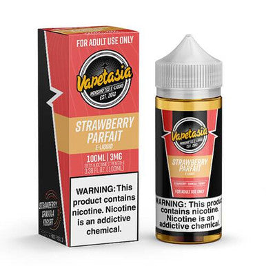 Vapetasia Series E-Liquid 100mL | Strawberry Parfait with Packaging