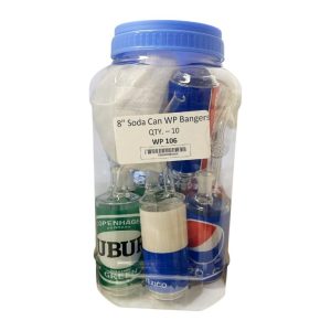 IDGAF 8" MIX SODA WP W/BANGERS JAR 10CT WP106