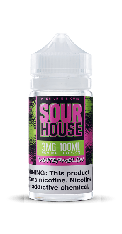 Sour House E-Juice 100mL (Freebase) | Watermelon