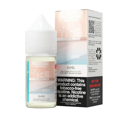 Naked MAX TFN Salt Series E-Liquid 30mL (Salt Nic) | White Guava with Packaging