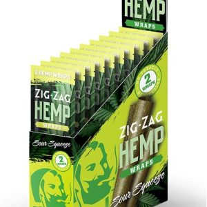 ZIG ZAG HEMP WRAPS SOUR SQUEEZE 99C 25CT