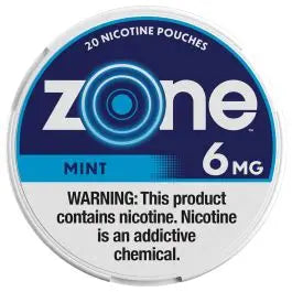 Zone Nicotine Pouches 5ct 1.55oz
Mint 6mg