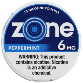 Zone Nicotine Pouches 5ct 1.55oz
Peppermint 6mg