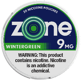 Zone Nicotine Pouches 5ct 1.55oz
Wintergreen 9mg
