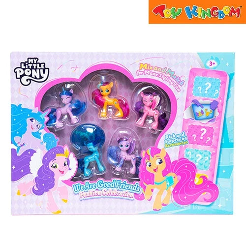RAINBOW PONY SET