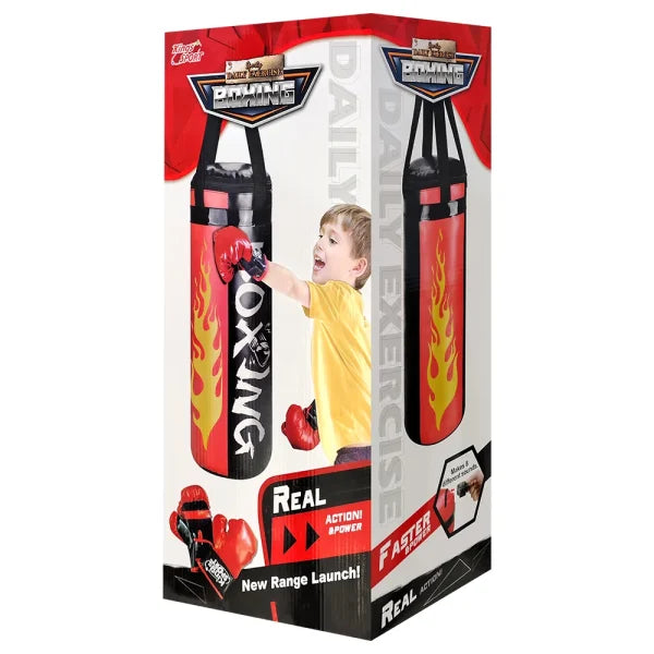 BOXING BAG WITH GLOVES