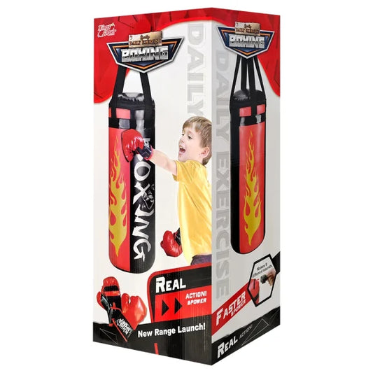 BOXING BAG WITH GLOVES