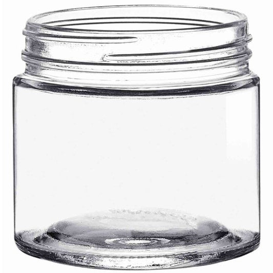 GLASS STORAGE JAR 6OZ