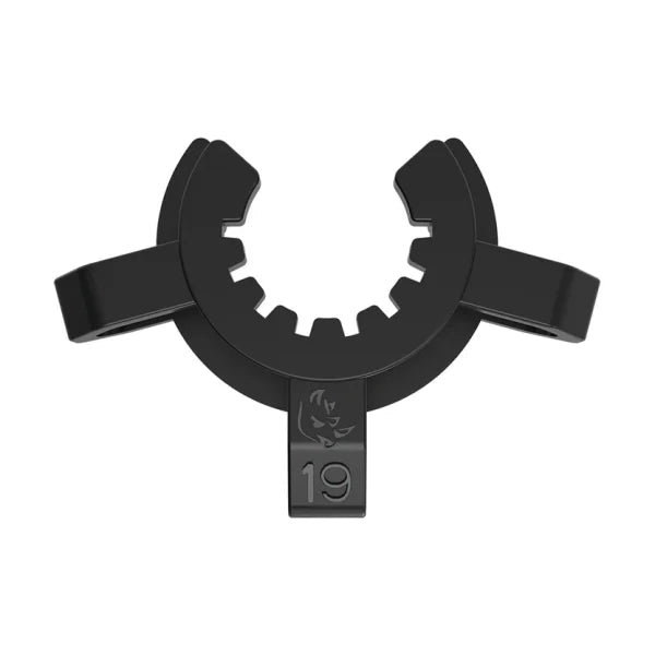WHITE RHINO BLK JOINT CLIP 19MM