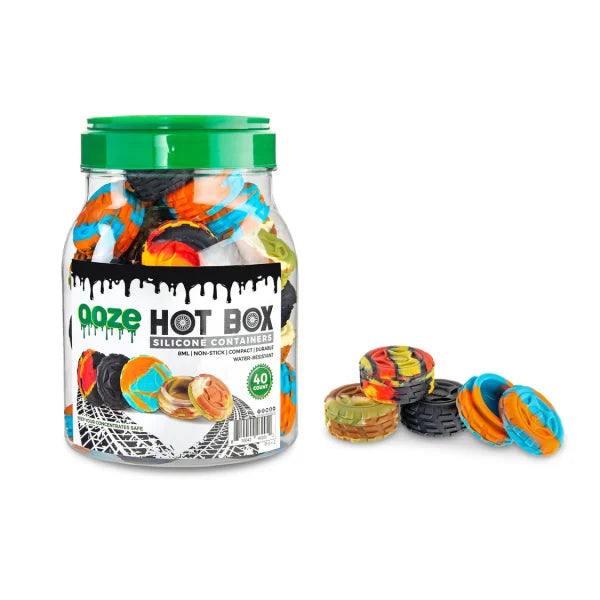 OOZE HOT BOX SILICONE CONTAINERS 40 COUNT