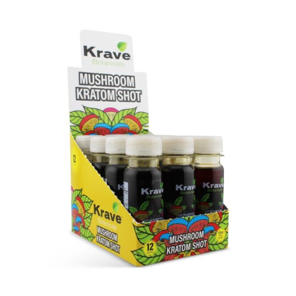 KRAVE BOTANICALS MUSHROOM KRATOM SHOT