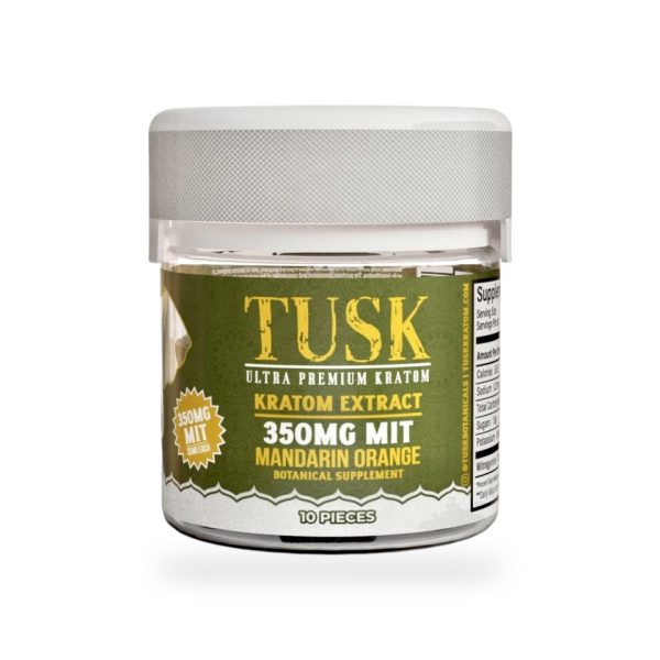 TUSK KRATOM EXTRACT 350 MG MIT MANDARIN ORANGE