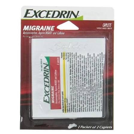 EXCEDRIN MIGRAINE SINGLE PACK BLISTER