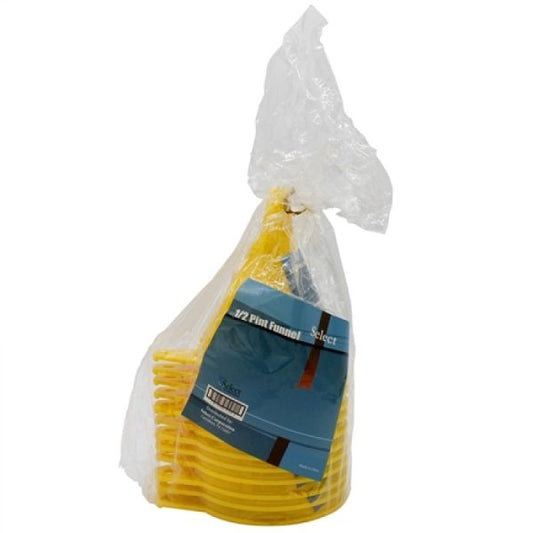 SELECT PLASTIC FUNNEL 1/2 PINT 12CT