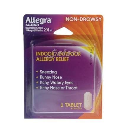 ALLEGRA ALLERGY SINGLE PACK BLISTER