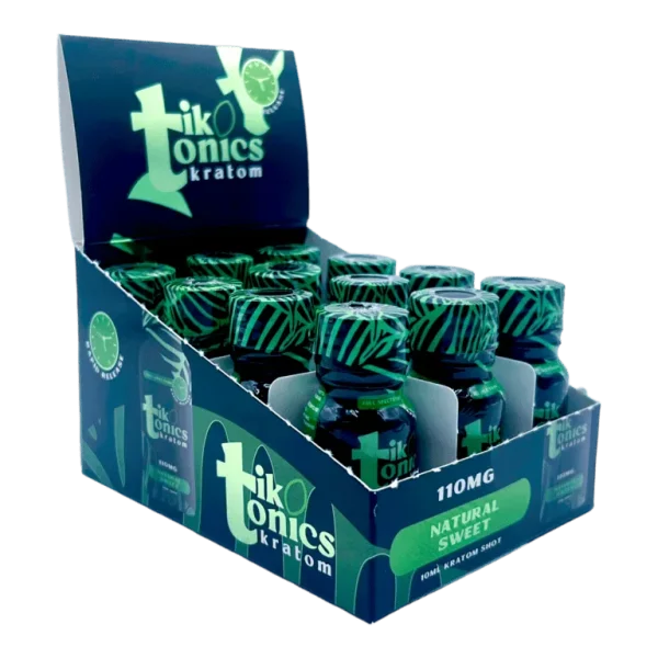 TIK TONICS 10ML KRATOM SHOT 12CT NATURAL SWEET