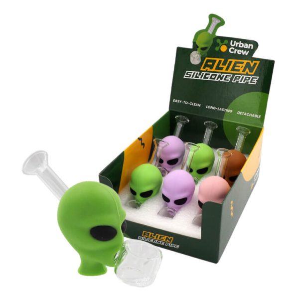 SILICONE ALIEN WATER PIPE H194