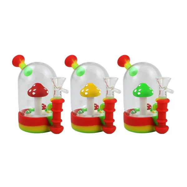 SILICONE MUSHROOM WATERPIPE H194F