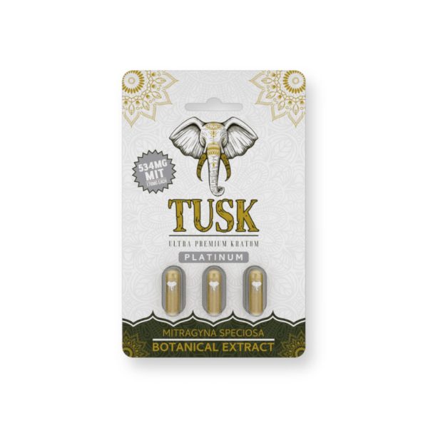 TUSK KRATOM PLATINUM 534 MG MIT 3CT