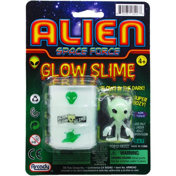 ALIEN SPACE FORCE GLOW SLIME