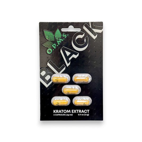OPMS KRATOM BLACK EXTRACT 5CT SINGLE
