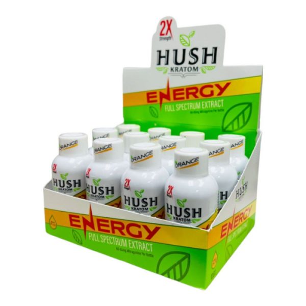 HUSH KRATOM ENERGY 2X STRTENGHT 12CT