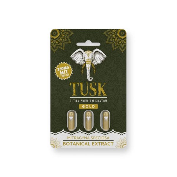TUSK KRATOM GREEN 330 MG MIT 3 CT