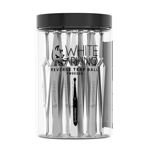 WHITE RHINO REVERSE TWEEZER 20CT