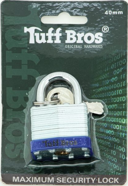 TUFF BROS 40MM MAXIMUM SECURITY LOCK 3305