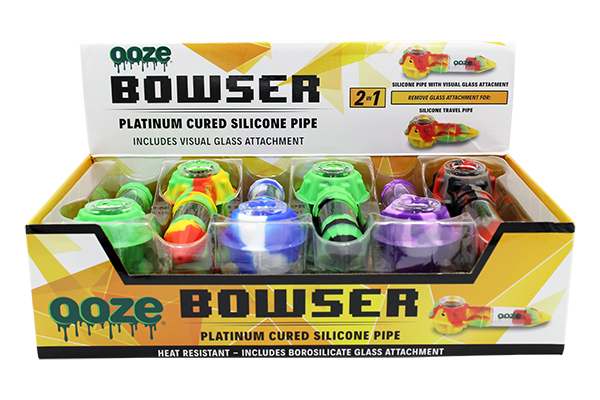 OOZE BOWSER SILICONE PIPE 12PK
