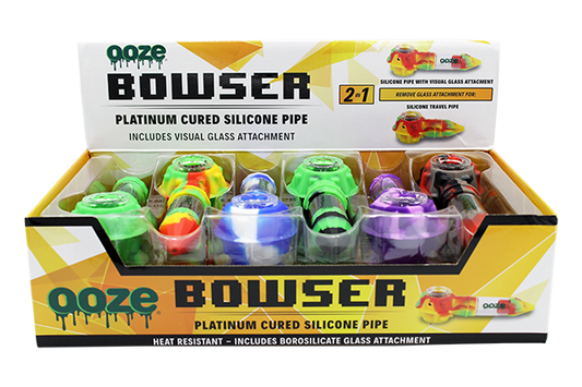 OOZE BOWSER SILICONE PIPE 12PK