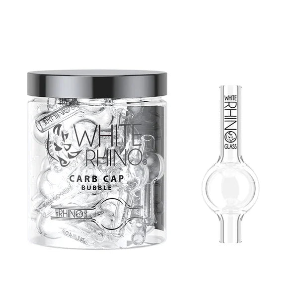 WHITE RHINO BUBBLE CARB CAP 30 PC WRG8010