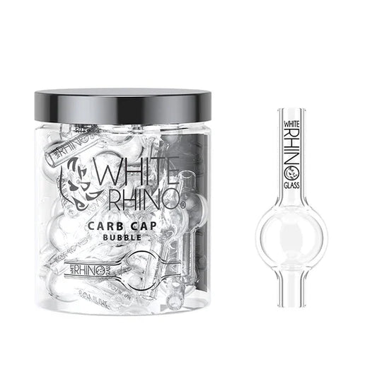 WHITE RHINO BUBBLE CARB CAP 30 PC WRG8010