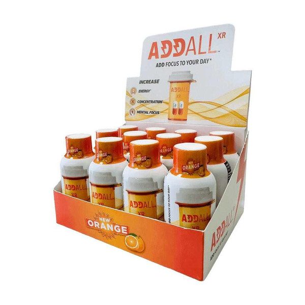 ADDALL XR 750MG ORANGE 2OZ SHOT 12 PACK