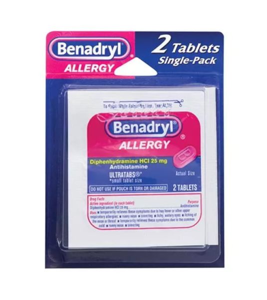 BENADRYL SINGLE PACK BLISTER