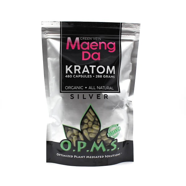 OPMS SILVER GREEN VEIN MAENG DA 288G 480 CAPS