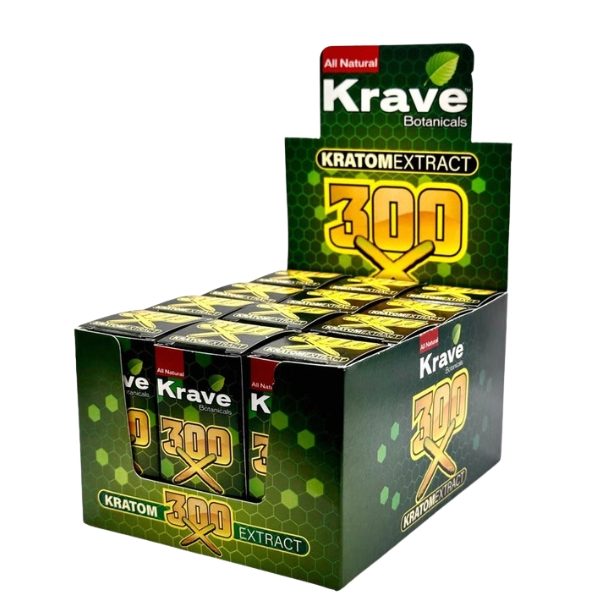 KRAVE BOTANICALS KRATOM EXTRACT 300X 12CT
