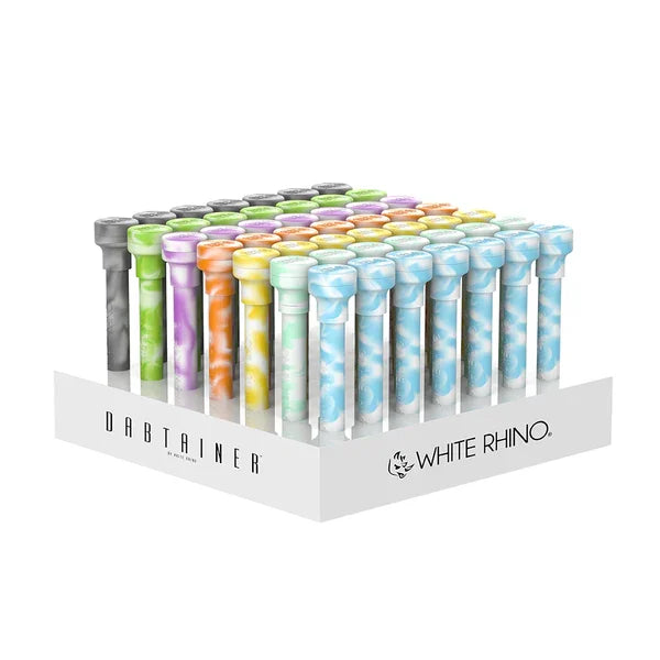 WHITE RHINO DABTAINER GLOW IN THE DARK 49PK