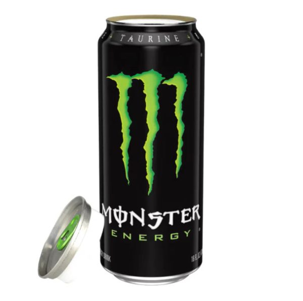 MONSTER ENERGY 16OZ GREEN STASH CAN