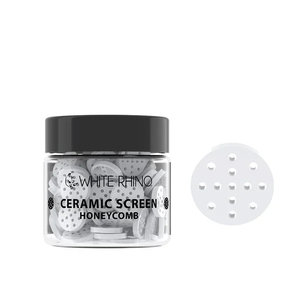 WHITE RHINO CERAMIC SCREEN HONEYCOMB 100 CT